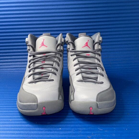 Size 6.5Y- GS Nike Air Jordan 12 Retro Dark Grey Rush Pink 510815-029 Women’s 8 - Picture 3 of 8